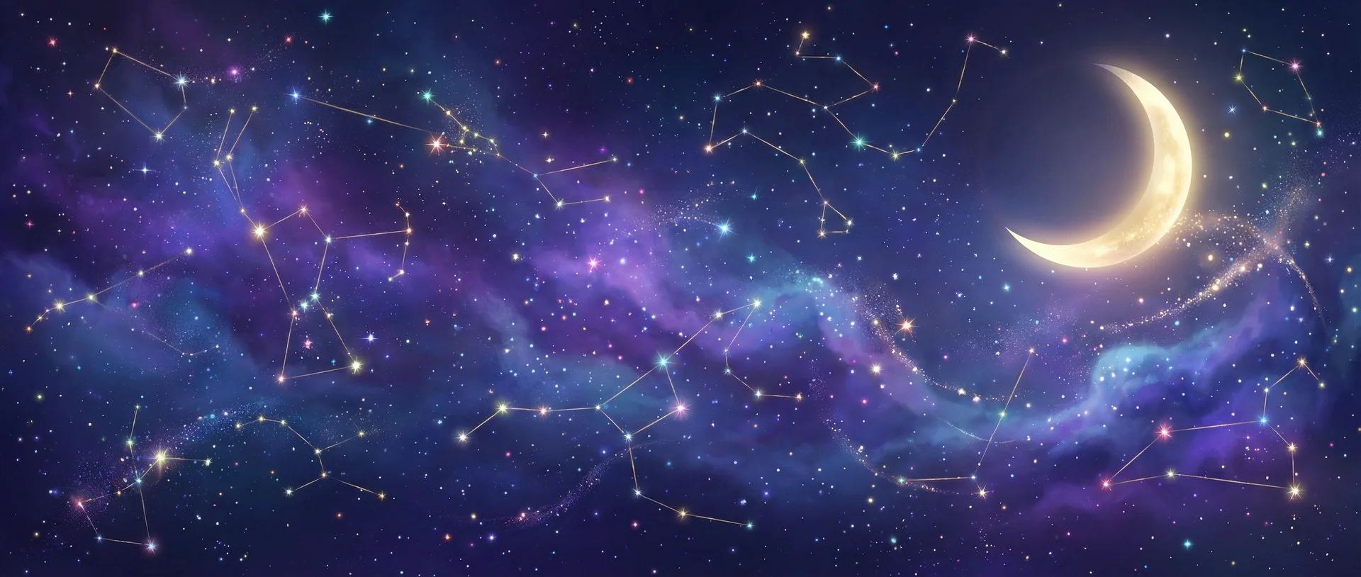 星空背景 - 大奶女友 | 每日星座运势与塔罗占卜